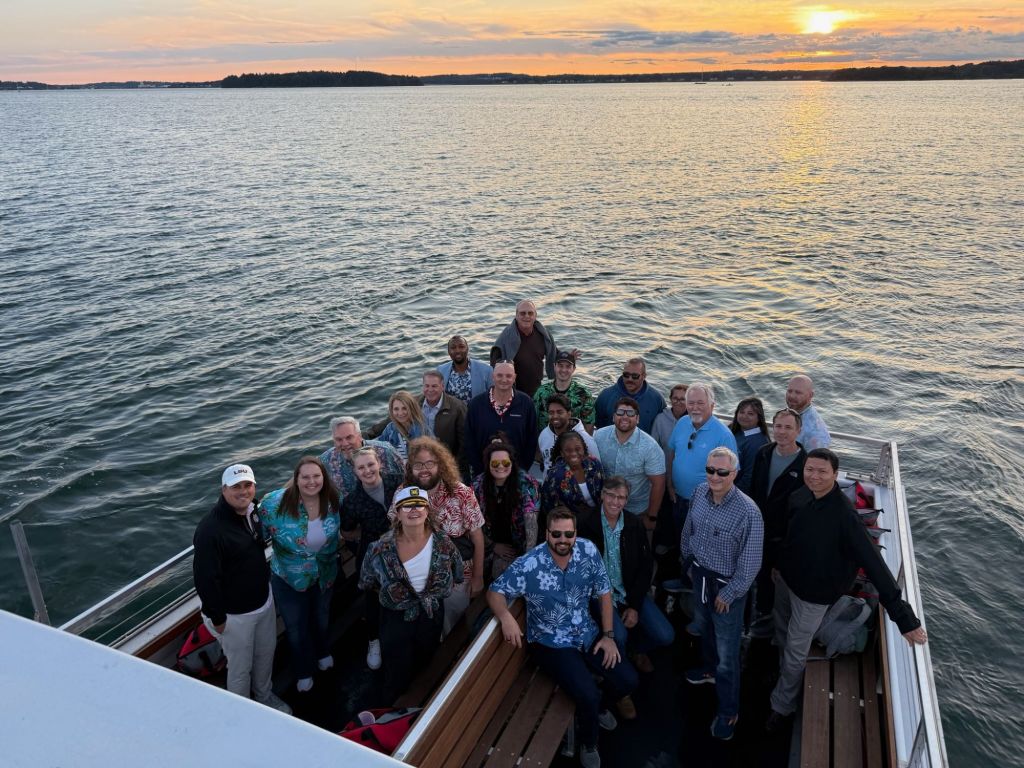 PPCAG members on evening cruise.